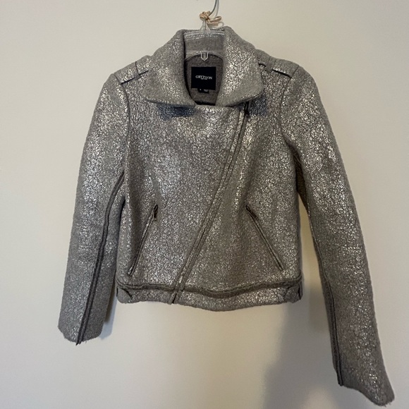 Gryphon New York silver biker jacket - Picture 3 of 16